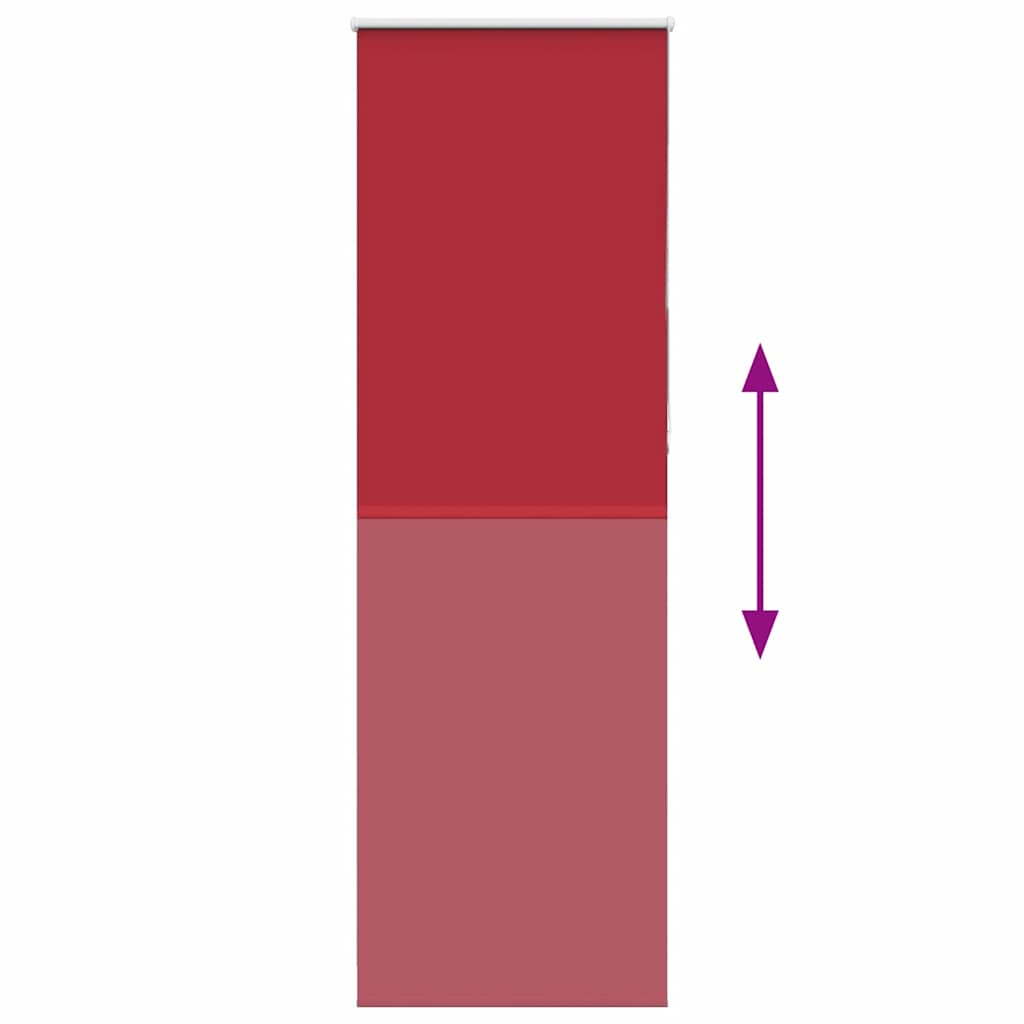 Verdunkelungsrollo Rot 75x230 cm Stoffbreite 70,7 cm Polyester