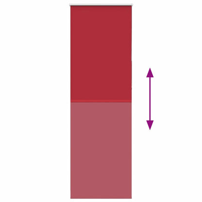 Verdunkelungsrollo Rot 75x230 cm Stoffbreite 70,7 cm Polyester