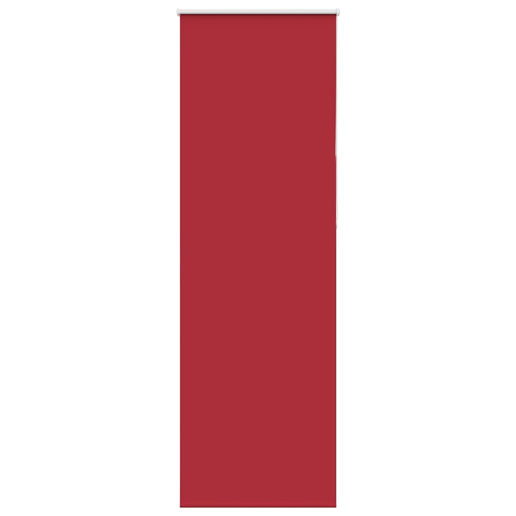 vidaXL Verdunkelungsrollo Rot 85x230 cm Stoffbreite 80,7 cm Polyester