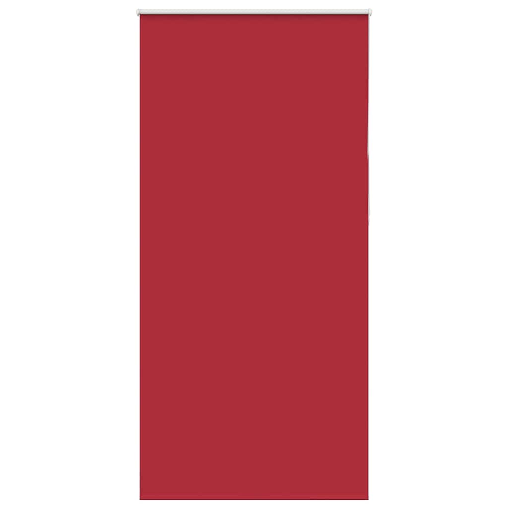 vidaXL Verdunkelungsrollo Rot 95x230 cm Stoffbreite 90,7 cm Polyester