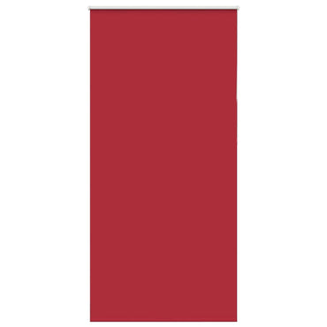 vidaXL Verdunkelungsrollo Rot 95x230 cm Stoffbreite 90,7 cm Polyester
