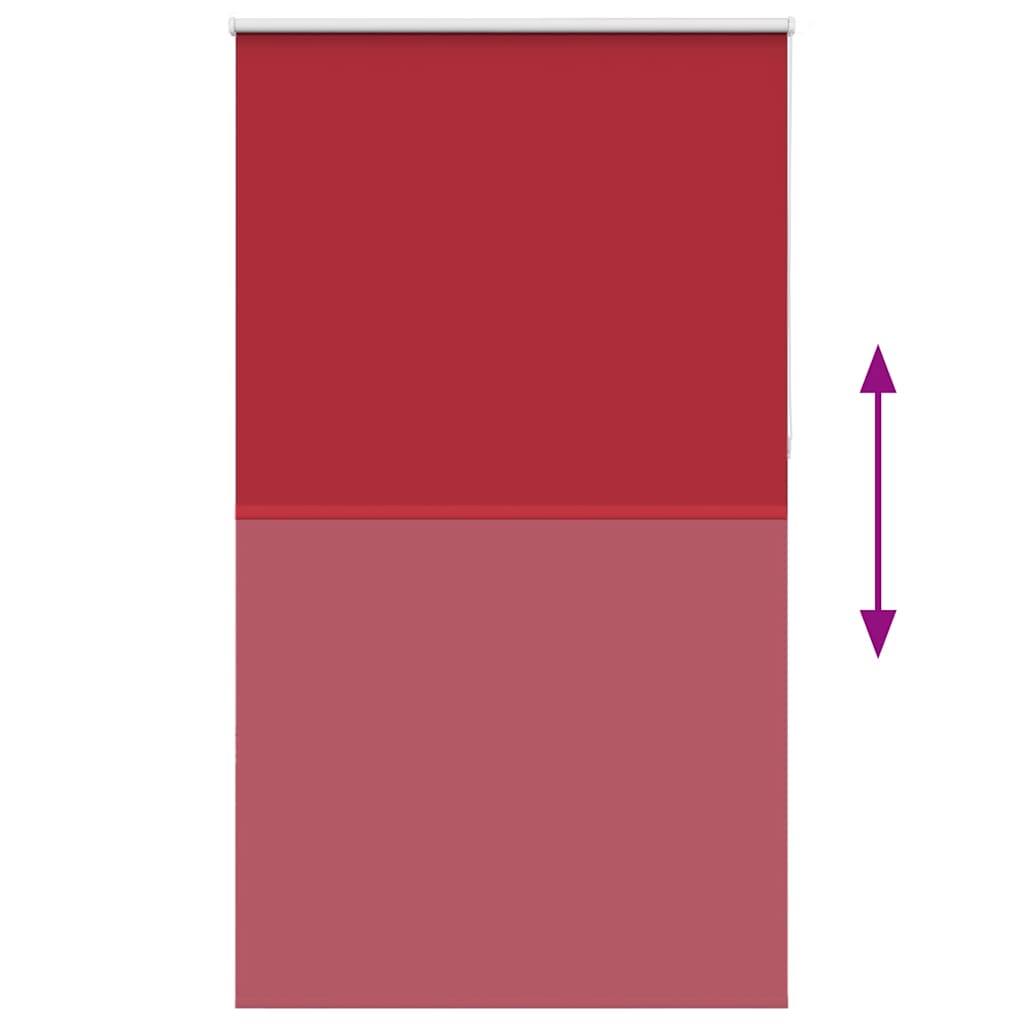 vidaXL Verdunkelungsrollo Rot 120x230cm Stoffbreite 116,6cm Polyester