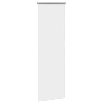 vidaXL Verdunkelungsrollo Weiß 50x130cm Stoffbreite 45,7 cm Polyester