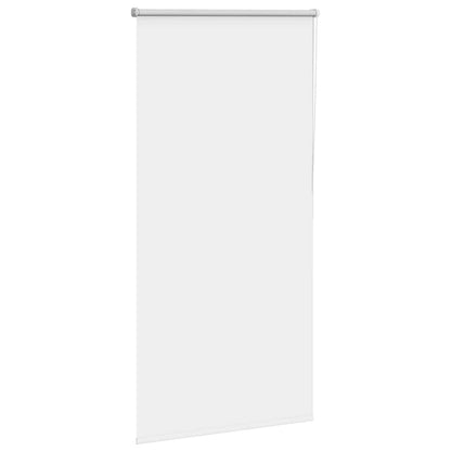 vidaXL Verdunkelungsrollo Weiß 80x130cm Stoffbreite 75,7 cm Polyester