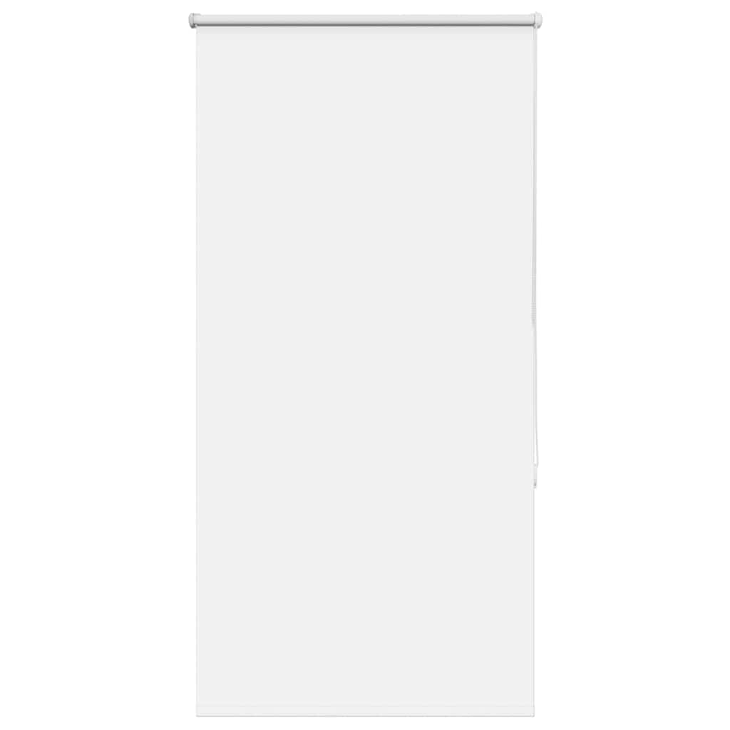 vidaXL Verdunkelungsrollo Weiß 85x130cm Stoffbreite 80,7 cm Polyester