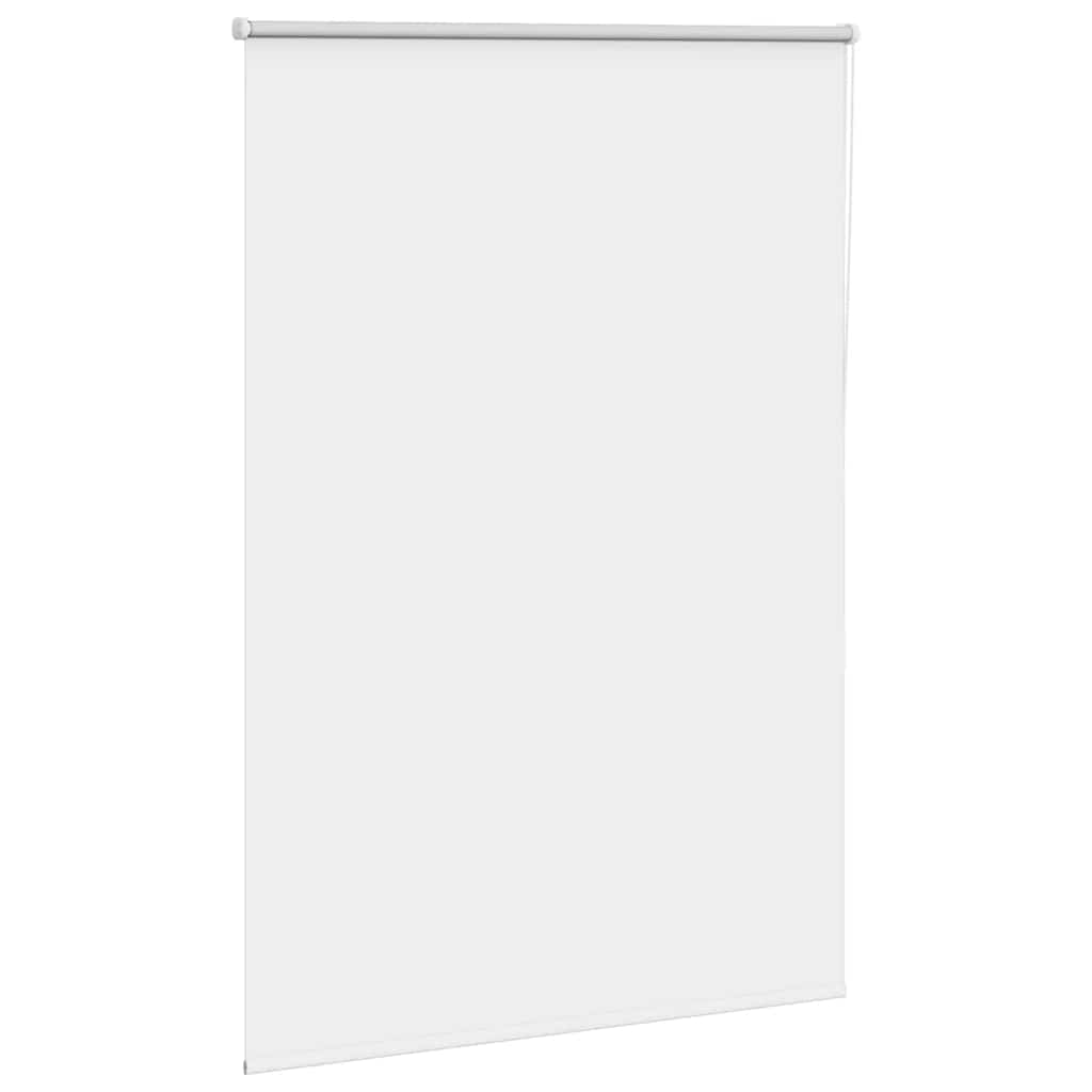 vidaXL Verdunkelungsrollo Weiß 100x130cm Stoffbreite 95,7cm Polyester