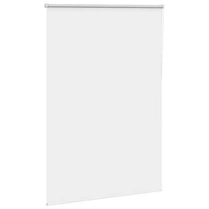 vidaXL Verdunkelungsrollo Weiß 100x130cm Stoffbreite 95,7cm Polyester