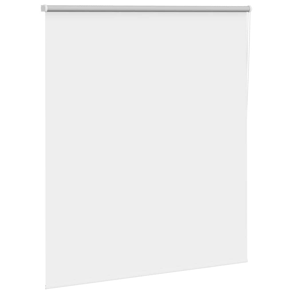 vidaXL Verdunkelungsrollo Weiß 135x130cm Stoffbreite 131,6cm Polyester
