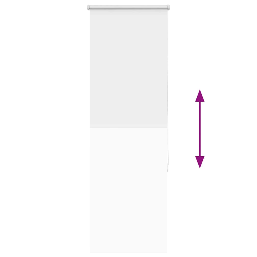 vidaXL Verdunkelungsrollo Weiß 50x150cm Stoffbreite 45,7 cm Polyester