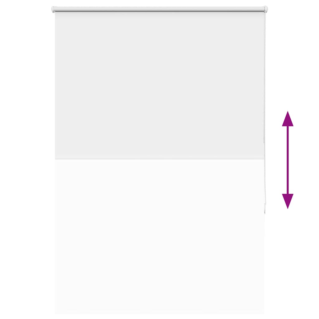 vidaXL Verdunkelungsrollo Weiß 115x150cm Stoffbreite 110,7cm Polyester