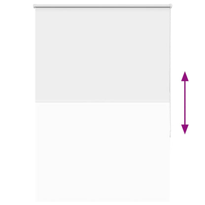 vidaXL Verdunkelungsrollo Weiß 115x150cm Stoffbreite 110,7cm Polyester