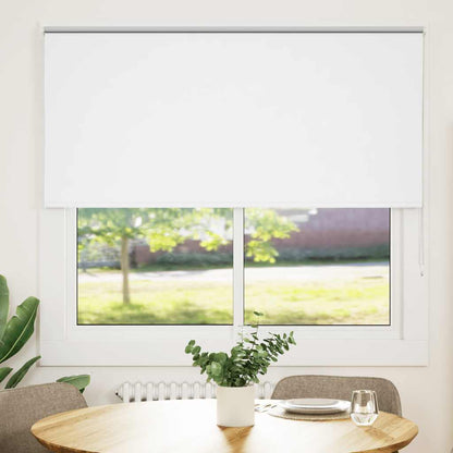 vidaXL Verdunkelungsrollo Weiß 165x150cm Stoffbreite 161,6cm Polyester