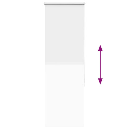 vidaXL Verdunkelungsrollo Weiß 50x175cm Stoffbreite 45,7 cm Polyester