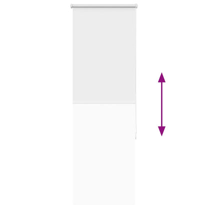 vidaXL Verdunkelungsrollo Weiß 60x175cm Stoffbreite 55,7 cm Polyester