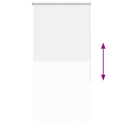 vidaXL Verdunkelungsrollo Weiß 70x175cm Stoffbreite 65,7 cm Polyester