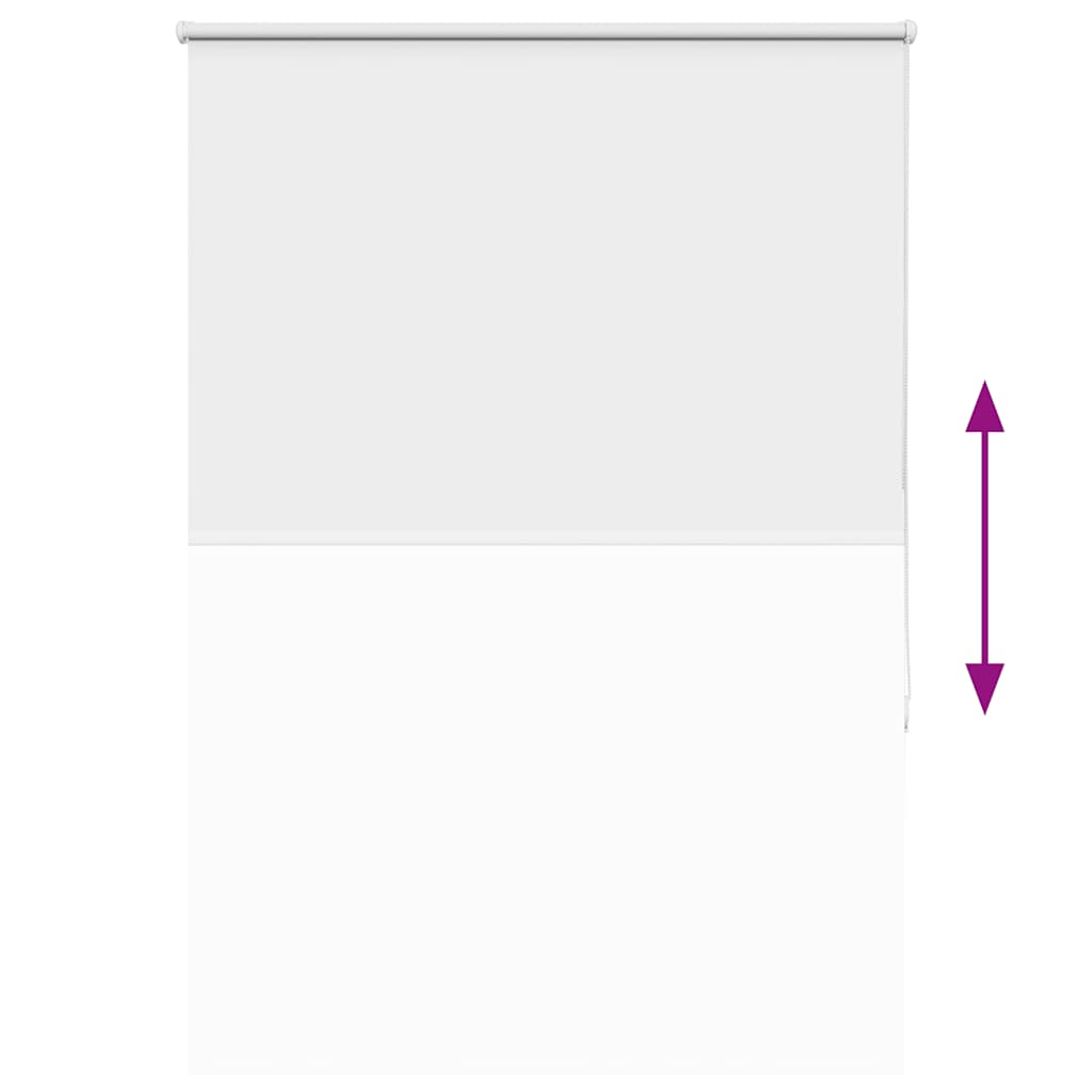 vidaXL Verdunkelungsrollo Weiß 100x175cm Stoffbreite 95,7cm Polyester