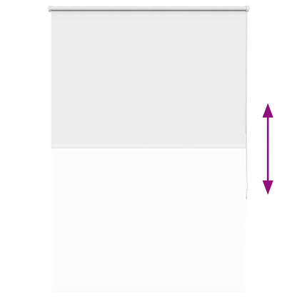 vidaXL Verdunkelungsrollo Weiß 115x175 cm Stoffbreite 110,7 cm
