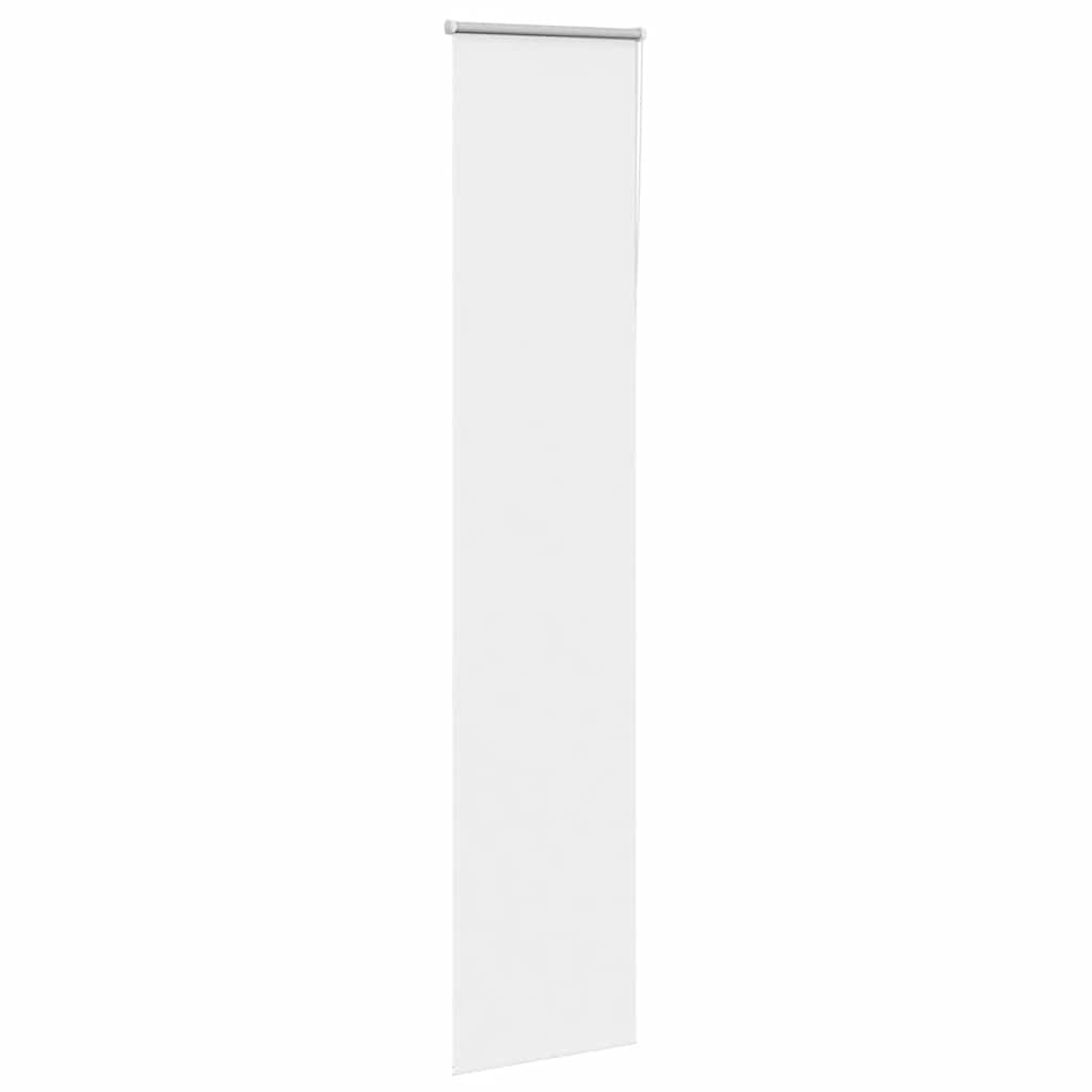 vidaXL Verdunkelungsrollo Weiß 60x210cm Stoffbreite 55,7 cm Polyester