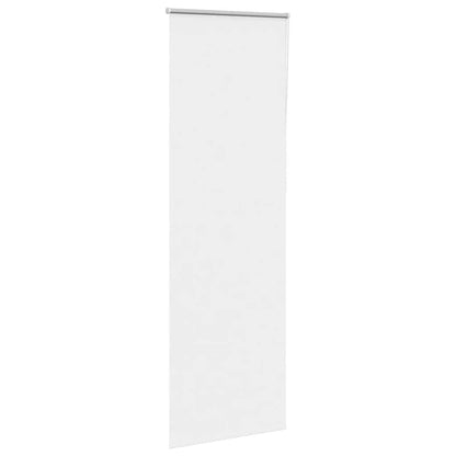 vidaXL Verdunkelungsrollo Weiß 70x210cm Stoffbreite 65,7 cm Polyester