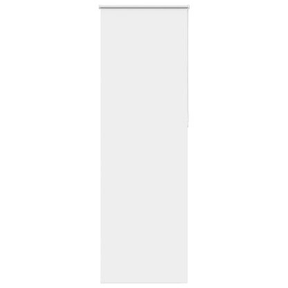 vidaXL Verdunkelungsrollo Weiß 75x210cm Stoffbreite 70,7 cm Polyester