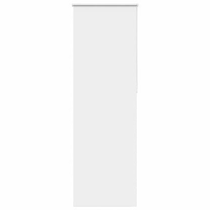 vidaXL Verdunkelungsrollo Weiß 85x210cm Stoffbreite 80,7 cm Polyester