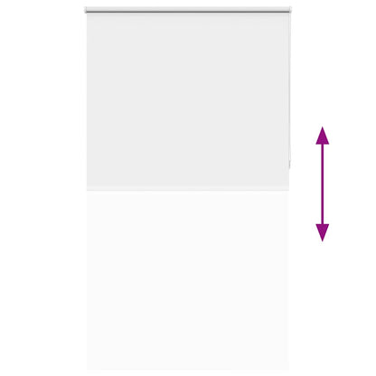 vidaXL Verdunkelungsrollo Weiß 120x210 cm Stoffbreite 116,6 cm