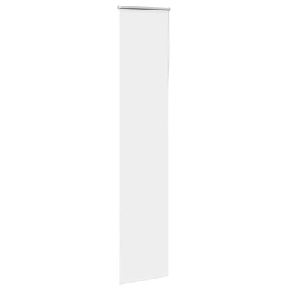 vidaXL Verdunkelungsrollo Weiß 40x230cm Stoffbreite 35,7 cm Polyester