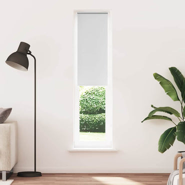 vidaXL Verdunkelungsrollo Weiß 50x230cm Stoffbreite 45,7 cm Polyester