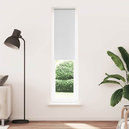 vidaXL Verdunkelungsrollo Weiß 55x230cm Stoffbreite 50,7 cm Polyester