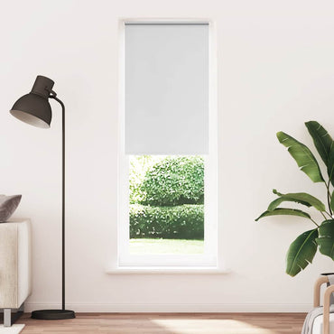 vidaXL Verdunkelungsrollo Weiß 70x230cm Stoffbreite 65,7 cm Polyester