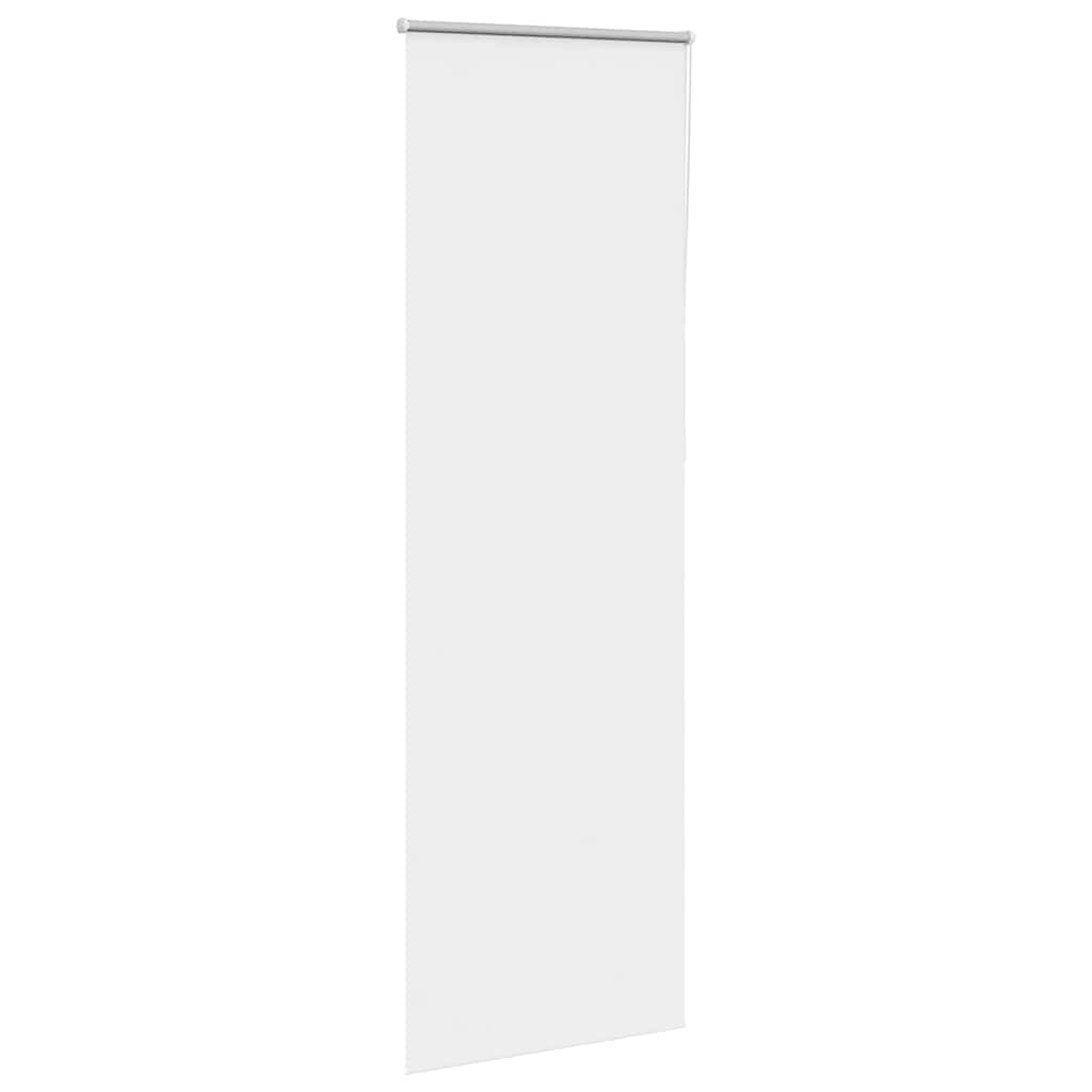 vidaXL Verdunkelungsrollo Weiß 80x230cm Stoffbreite 75,7 cm Polyester