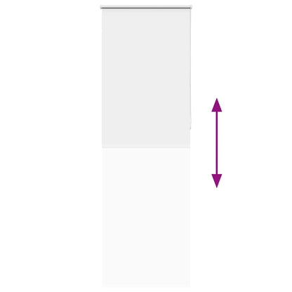 vidaXL Verdunkelungsrollo Weiß 85x230cm Stoffbreite 80,7 cm Polyester
