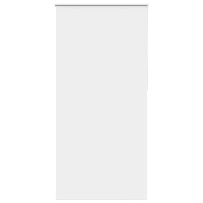 vidaXL Verdunkelungsrollo Weiß 110x230cm Stoffbreite 105,7cm Polyester