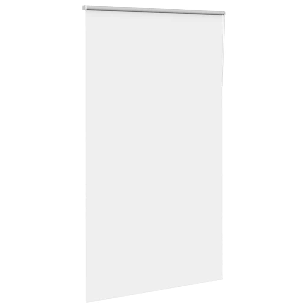 vidaXL Verdunkelungsrollo Weiß 140x230cm Stoffbreite 136,6cm Polyester