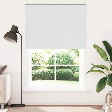 vidaXL Verdunkelungsrollo Weiß 145x230cm Stoffbreite 141,6cm Polyester