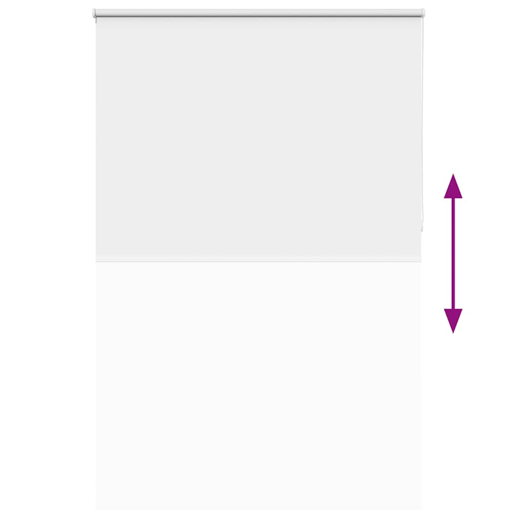 vidaXL Verdunkelungsrollo Weiß 160x230cm Stoffbreite 156,6cm Polyester