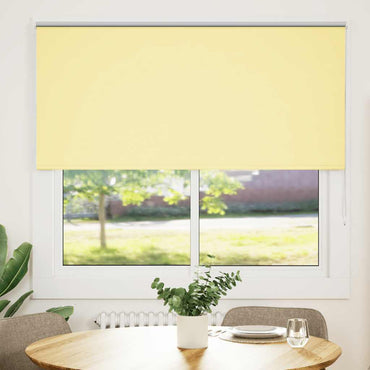 vidaXL Verdunkelungsrollo Gelb 165x130cm Stoffbreite 161,6cm Polyester