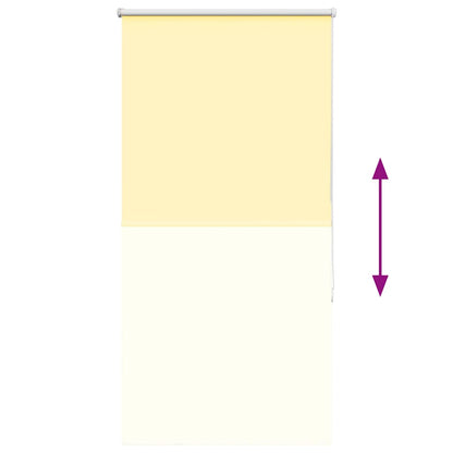 vidaXL Verdunkelungsrollo Gelb 65x150 cm Stoffbreite 60,7 cm Polyester