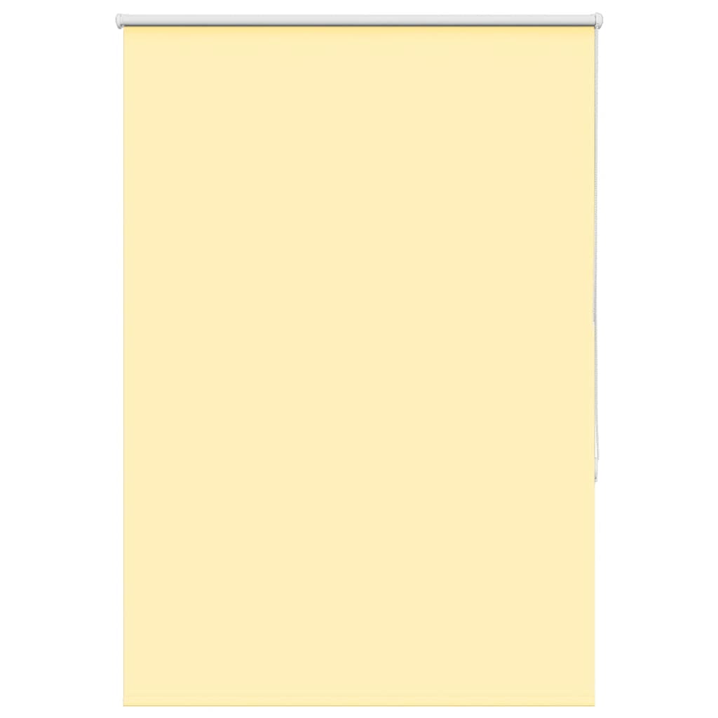 vidaXL Verdunkelungsrollo Gelb 105x150cm Stoffbreite 100,7cm Polyester