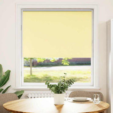 vidaXL Verdunkelungsrollo Gelb 110x150cm Stoffbreite 105,7cm Polyester