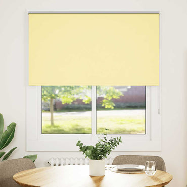 vidaXL Verdunkelungsrollo Gelb 135x150cm Stoffbreite 131,6cm Polyester