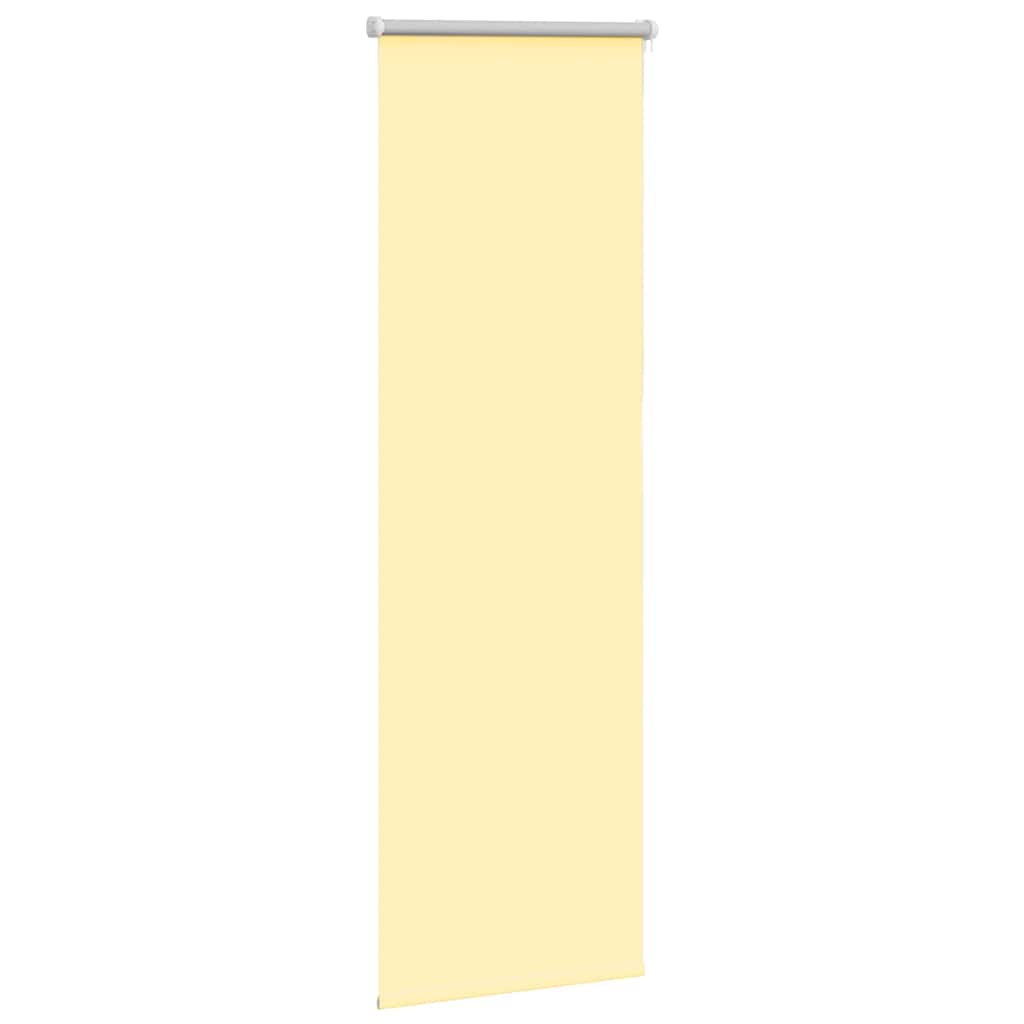 vidaXL Verdunkelungsrollo Gelb 50x175 cm Stoffbreite 45,7 cm Polyester