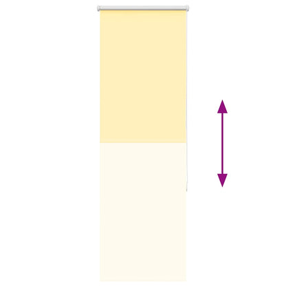 vidaXL Verdunkelungsrollo Gelb 60x175 cm Stoffbreite 55,7 cm Polyester