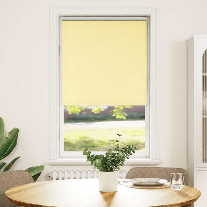 vidaXL Verdunkelungsrollo Gelb 75x175 cm Stoffbreite 70,7 cm Polyester