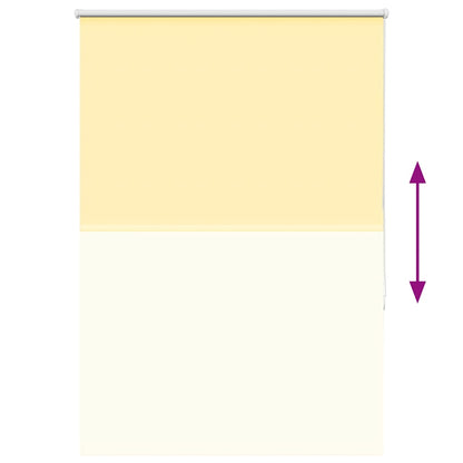 vidaXL Verdunkelungsrollo Gelb 100x175cm Stoffbreite 95,7 cm Polyester