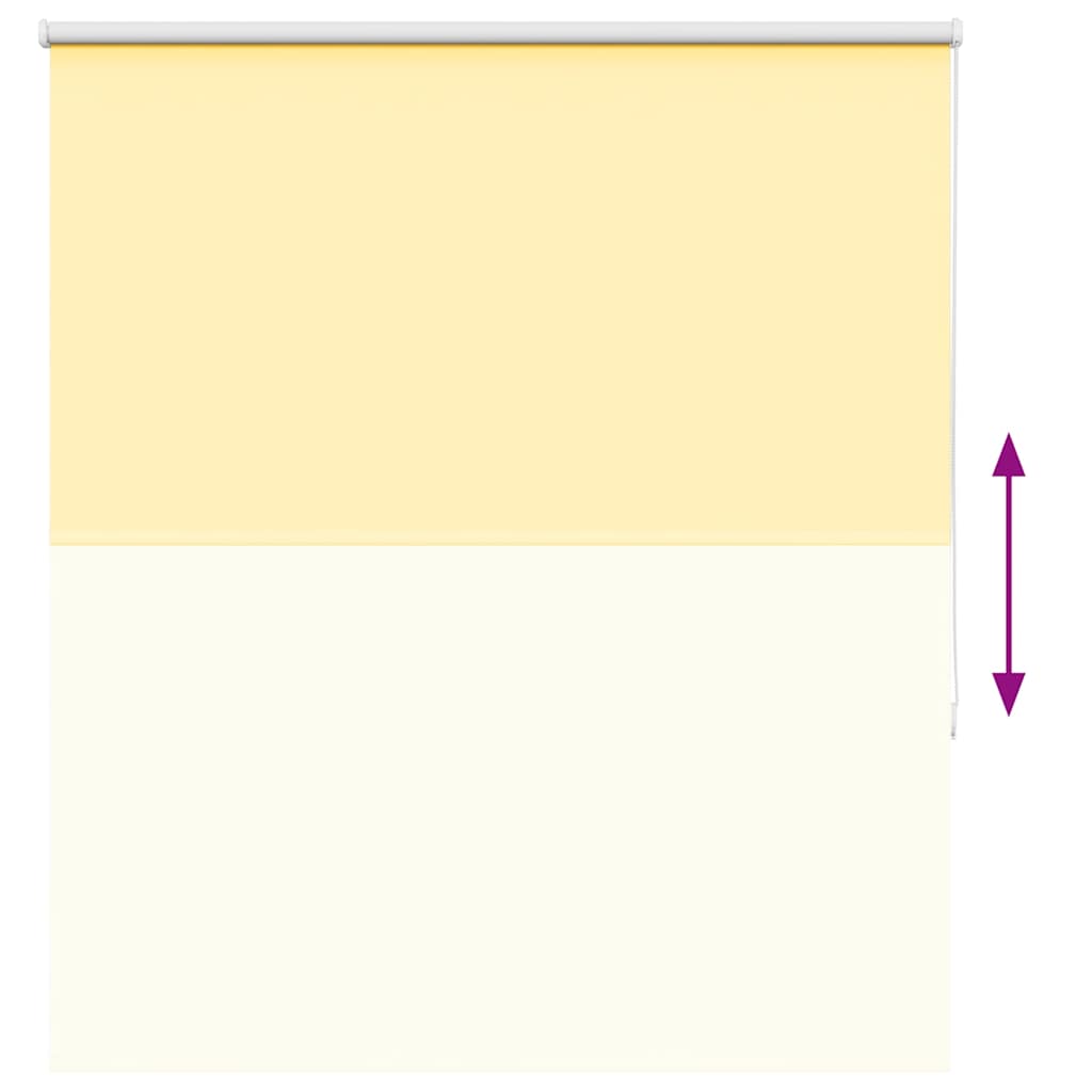 vidaXL Verdunkelungsrollo Gelb 120x175cm Stoffbreite 116,6cm Polyester