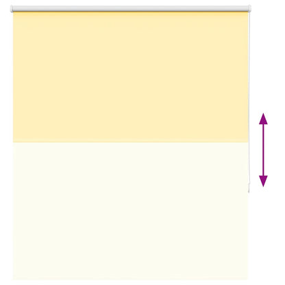 vidaXL Verdunkelungsrollo Gelb 135x175cm Stoffbreite 131,6cm Polyester