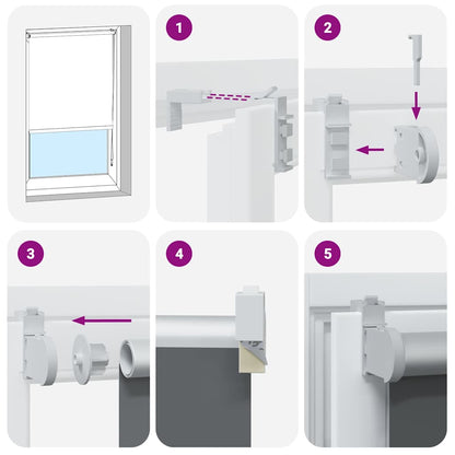 Verdunkelungsrollo Gelb 140x175cm Stoffbreite 136,6cm Polyester