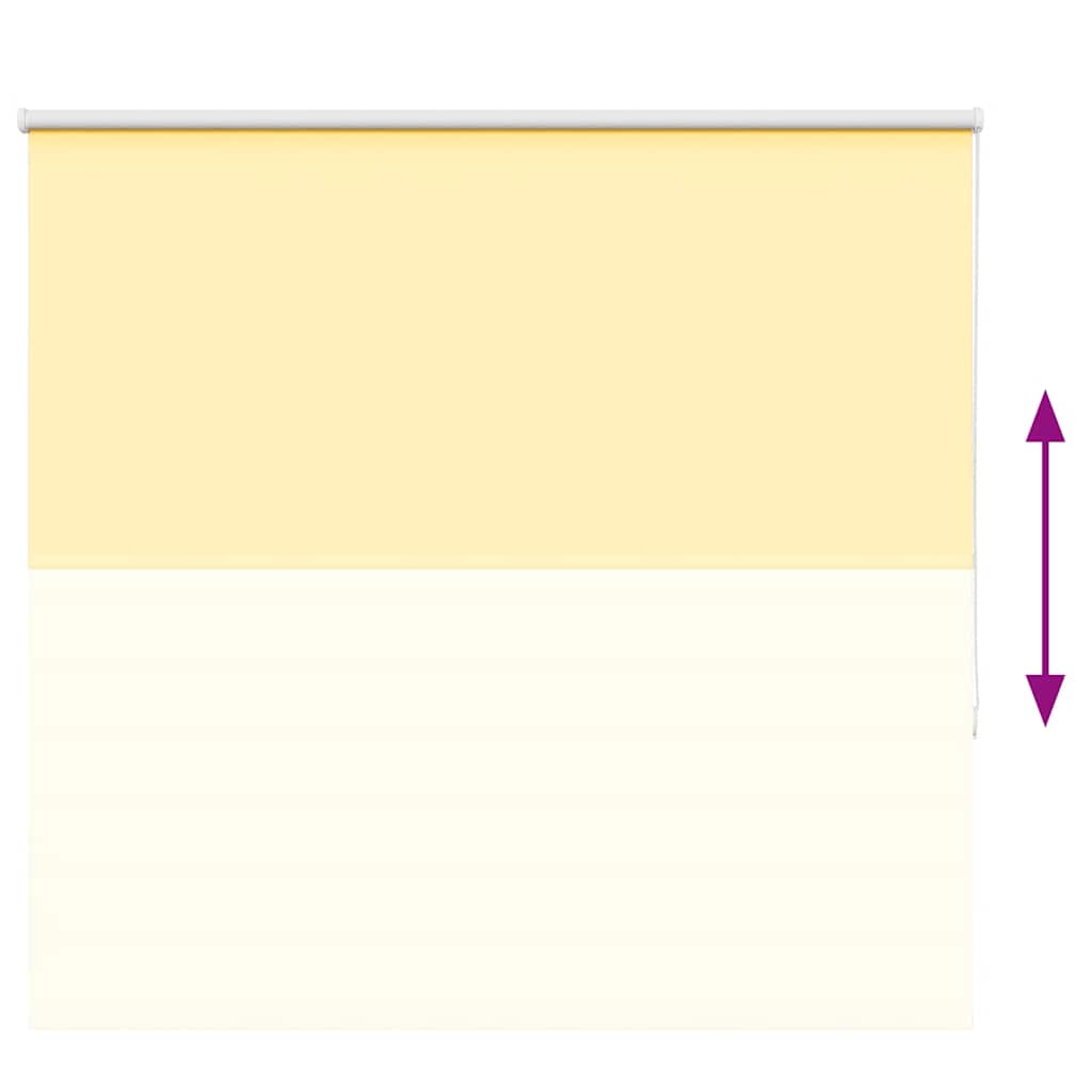 vidaXL Verdunkelungsrollo Gelb 145x175cm Stoffbreite 141,6cm Polyester
