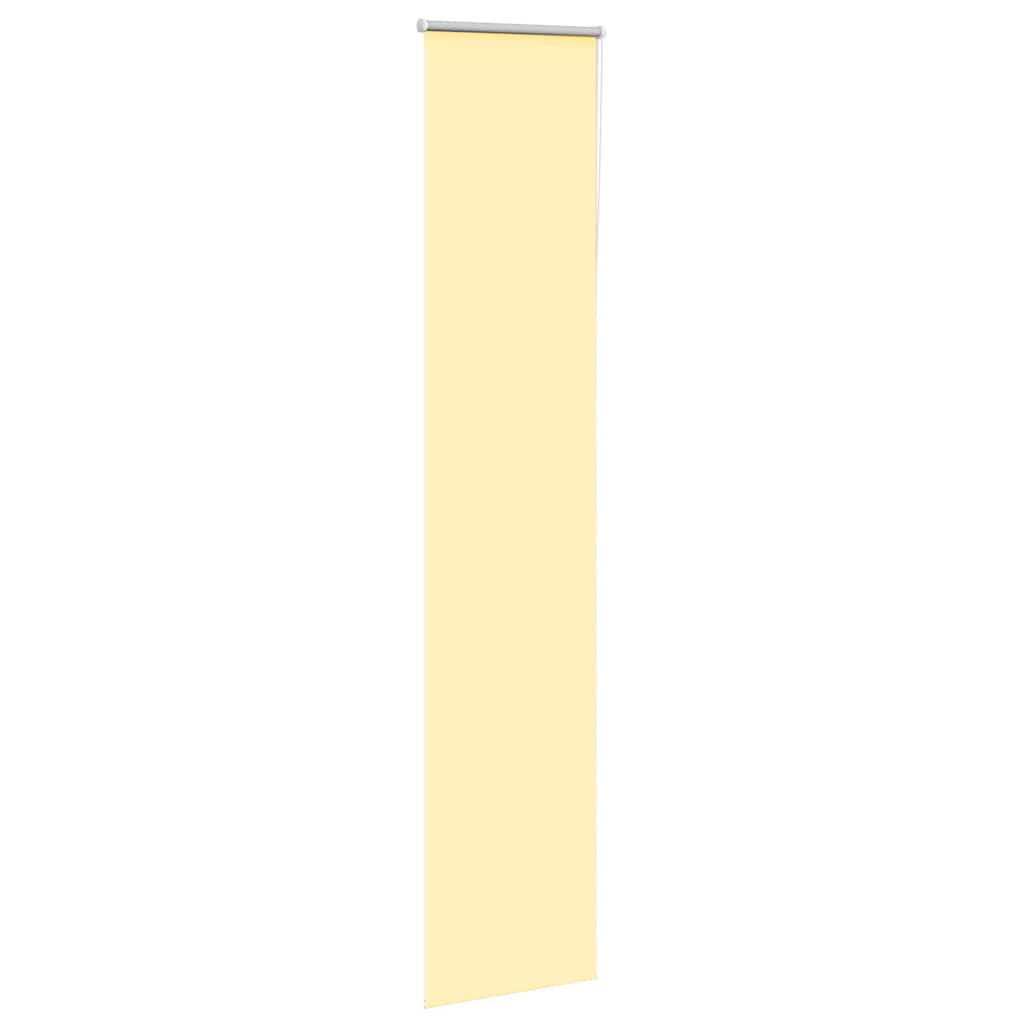 vidaXL Verdunkelungsrollo Gelb 45x210 cm Stoffbreite 40,7 cm Polyester